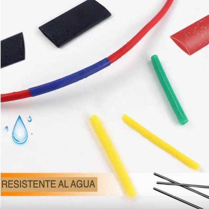 Kit de 560 Tubos Termoencogibles para Cables