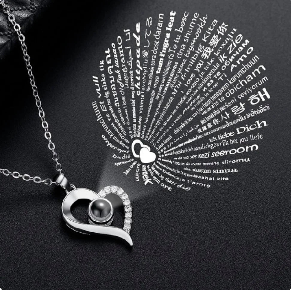 Collar Te Amo 100 idiomas