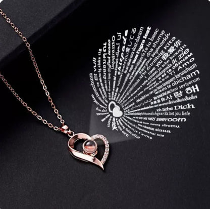 Collar Te Amo 100 idiomas
