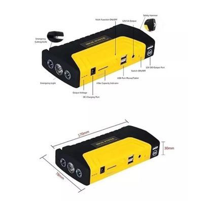 Iniciador de Batería de Carro Portátil
