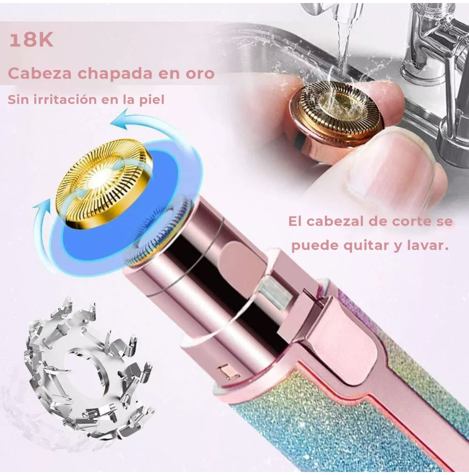 Rizador de Pestañas + Depilador Facial 2en1 + Obsequio