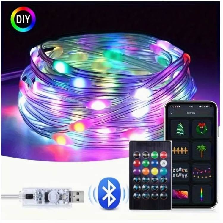 Guirnalda de Luces LED RGB Inteligentes (10 m)