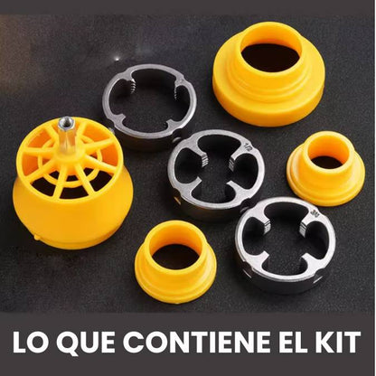 KIT ENROSCADOR DE TUBOS PARA TALADRO