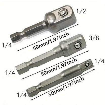 Set de 3 Adaptadores de Impacto para Taladro