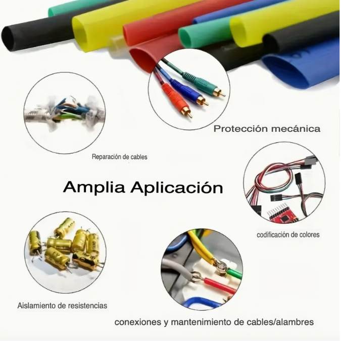 Kit de 560 Tubos Termoencogibles para Cables
