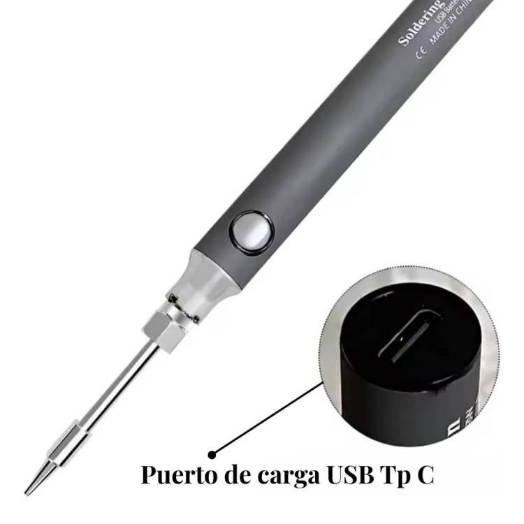 KIT SOLDADOR INALÁMBRICO PORTÁTIL