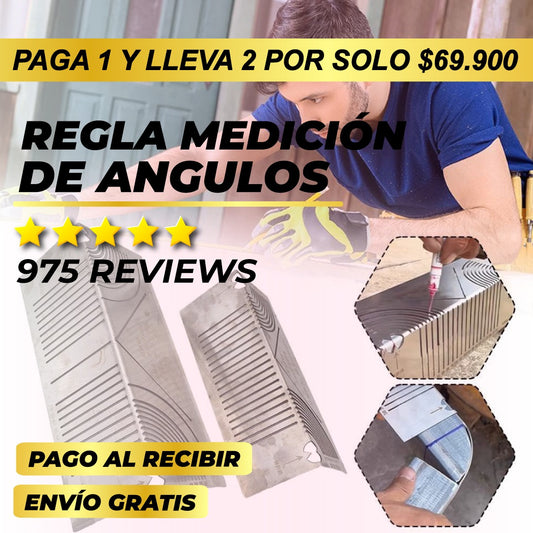 REGLA MEDICIÓN DE ÁNGULO