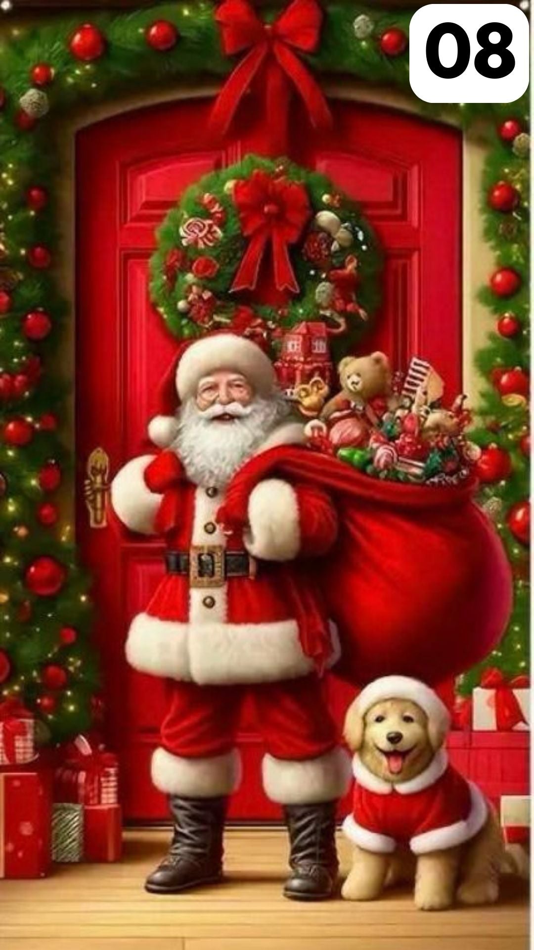Funda de Navidad para Puertas