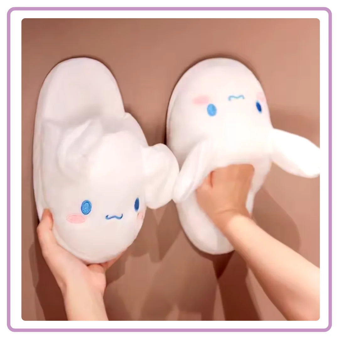 Pantuflas Kuromi & Cinamorroll Orejas Interactivas