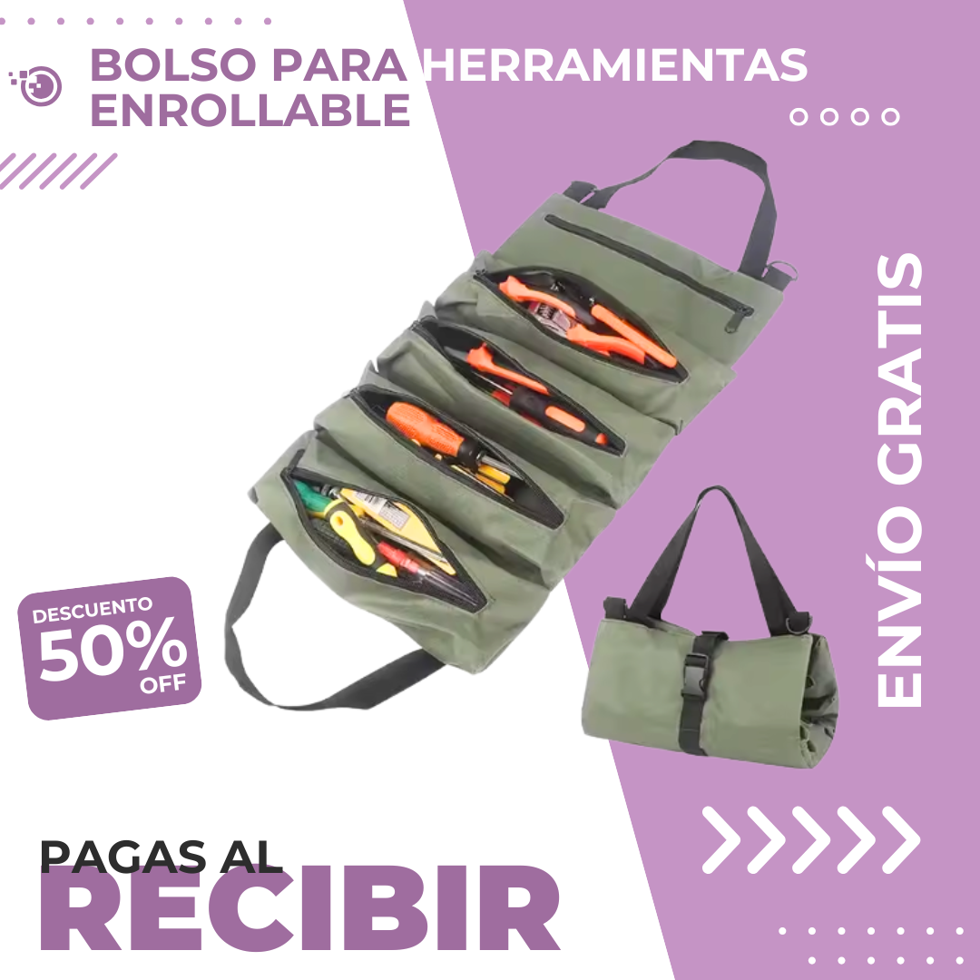 BOLSO ENROLLABLE PARA HERRAMIENTAS