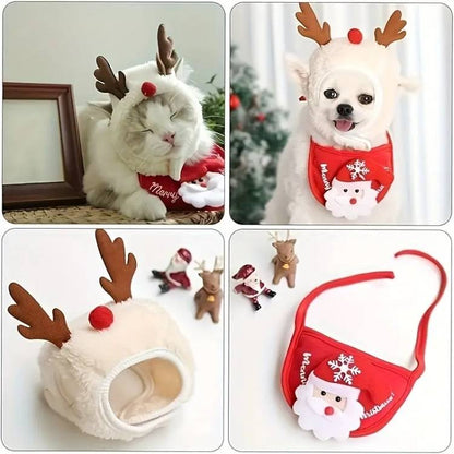 Conjunto Navideño para Mascotas – 2 Piezas